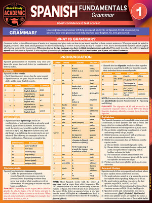 cover image of Spanish Fundamentals 1--Grammar